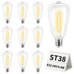 24v System Specialist 10-pack Low Voltage St38 Led Bulbs, E12 Base Rv Awnin.... Fixed Price $14.37.
