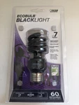 Feit Ecobulb 5" Party Bulb Blacklight 13w/60w 120v Indoor Outdoor New Ex. Fixed Price $10.50.