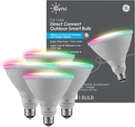 Ge Smart Led Color Changing Floodlight Bulbs - 4 Pack, Alexa & Google Home Ready. Fixed Price $173.99.