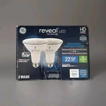 Ge 2pk 75w Reveal Par30 Led Light Bulbs. Fixed Price $16.99.