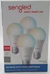 Sengled Smart Led Bulb 4 Pack Multicolor A19 60w Equivalent 800 Lumens Cri90. Fixed Price $25.75.