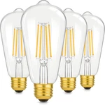 4-pack Vintage 8w St64 Led Edison Bulbs, 100w Equivalent, 1400lm, 2700k Warm Whi. Fixed Price $25.99.