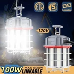 Kukuppo 100w Linkable Led Temporary Work Light Hanging Lamp Construction Jobsite. Fixed Price $71.43.