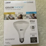 Intellibulb Colorchoice Dimmable 3-colors One Led Bulb. 9w = 65w Feit. Fixed Price $8.00.