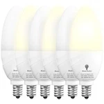 6 Pack Bluex Dusk To Dawn Led Bulbs, 6w E12 Base Light Bulb - 65w Equivalent .... Fixed Price $32.80.