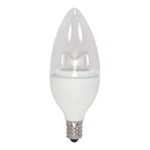 Satco S8951 Led 4.5w 40w Candelabra E12 B11 Clear Dimmable 120v 2700k Warm White. Fixed Price $7.75.