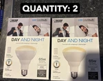 Nos 2-pack Lot Feit Electric Day & Night Intellibulb Led Light Bulb 65 Watt Br30. Fixed Price $28.99.