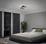 Artika Morgan 13in. Black 5cct Integrated Led Flush Mount Ceiling Light. Fixed Price $50.00.