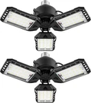 Led Garage Lights Bulb 2 Pack -80w, 8000lm 6500k Shop Light Pack, Black. Fixed Price $21.82.
