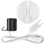 Wellrise Blow Mold Light Kit Replacement Single Bulb Cord For E27 White. Fixed Price $18.99.