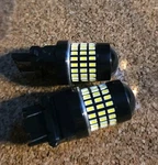2 Pk-luyed 3157 Led Bulb Turn Signal Light 1800 Lumens 3157/3156, Xenon White. Fixed Price $14.95.