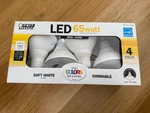 Feit Electric Led Dimmable Br30 Flood Soft White 65 Watts 4 Pack M68a. Fixed Price $16.99.