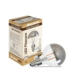Bulbrite Led Filaments G16 Light Bulb With E12 Base, Half Chrome, 2700k, 200 Lum. Fixed Price $16.99.