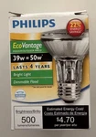 New Philips 39w = 50w Par20 Dimmable Flood Light Ecovantage Indoor/outdoor. Fixed Price $20.00.