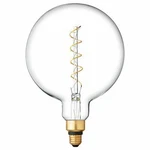 Ge Globe Led Vintage Light Bulb, Spiral G63 Clear Glass Edison. Fixed Price $28.77.