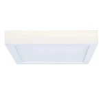 Bulbrite 5.5 In. Silver Square Flush Mount Ceiling Light With Plastic (1-pack). Fixed Price $5.00.
