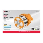 Satco S38939 60w Work Light - Led Hi-lumen Hi-bay Caged Lamp 5000k Plug & Hook. Fixed Price $105.95.