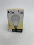 Utilitech Led Lightbulb Warm White 40 W- A19. Fixed Price $11.99.