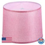 Patikil Pink Drum Lamp Shade For Table & Floor Lamps, 11.4" Top X 12.6" Bottom. Fixed Price $41.88.