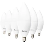 Sunco Dusk To Dawn Light Bulbs Outdoor Sensing B11 Led Candelabra Bulb, Ph. Fixed Price $30.27.