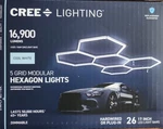 Cree Lighting 5 Grid Modular Hexagon Led Garage Lights 16900 Lumens 26 Light Bar. Fixed Price $99.99.