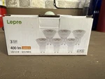 Lepro Gu10 Led Dimmable Bulbs, 5.5w 50w Halogen Eq, 3000k Warm White, 6-pack. Fixed Price $9.27.