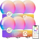 Ilc G25 Globe Smart Led Bulbs App Bluetooth Color Changing 6w 12-pack New. Fixed Price $47.80.