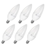 Tubicen 6-pack E12 Led Bulbs Dimmable Slim Candelabra Bulb 4.5w Wall Sconce. Fixed Price $40.43.