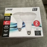 Feit Electric Acre Br40 E26 (medium) Led Bulb Daylight 65 Watt Equivalence 2 Pk. Fixed Price $22.00.