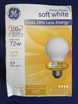 Ge 100w Soft White Bulbs A19 Pack Of 2. Fixed Price $11.95.