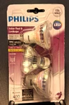 New Philips Indoor Flood Mr16 50w Gu10 Base 120 V Light Bulb (total Of 3 Bulbs). Fixed Price $14.99.