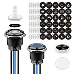 Filn 2pcs 22mm Momentary Push Button Switch,20a Start On Off Swi.... Fixed Price $44.96.