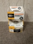 Sylvania Double Life 60w 120v Clear Indoor Globe Light Bulb G25. Fixed Price $9.99.