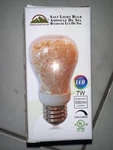 Natural Himalayan Salt Bulb H1651b Night Light Amber Orange 7 Watts New In Box. Fixed Price $14.99.