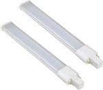 2 Pack 7w Pin Gx23 Led Horizontal Pl Light Bulb, 13w Cfl - 6000k. Fixed Price $20.41.