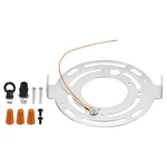 Patikil 115mm Round Ceiling Light Plate Kit, 1 Set 115mm, Silver. Fixed Price $15.03.