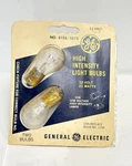 Vintage 2-pk Ge Hi High Intensity 12v 21w Lamp Light Bulb Bayonet Base 1073 Nos. Fixed Price $9.99.
