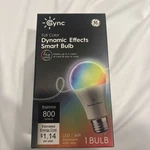 Ge Cync Dynamic Effects Wifi Smart Bulb - 800 Lumens Dimmable. Fixed Price $11.89.