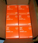 3 Cases Of 6 Sylvania 5w 12v(ac/dc) Led Mr16 Light Bulbs-35w, 22 Year Life. Fixed Price $26.00.