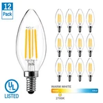 Brimax E12 Led Candle Light Bulbs Candelabra Chandelier Bulb Replacement 40w 60w. Fixed Price $18.99.