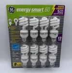 Ge Energy Smart Cfl Fluorescent 13 Watt Replaces 60 Light Bulbs- 8 Pack. Fixed Price $19.99.