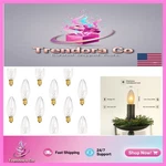 Elegant 12 Pack Of Clear Night Light Bulbs - 7w Incandescent For Holiday D Cor. Fixed Price $16.99.
