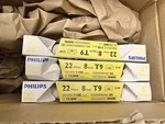 Philips 22w 8 In. Bright White T9 4-pin Circline Fluorescent Tube Bulb 3 Pack!!. Fixed Price $51.19.