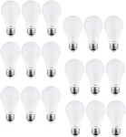 Sunlite Led A19 Light Bulbs 9w (60w Equals) Frost 65k-daylight 18pack. Fixed Price $35.20.
