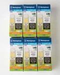 Westinghouse 40w E12 Candelabra Base Bulbs, 4pk, New Lot Of 6. Fixed Price $18.00.
