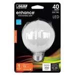 Feit Electric G2540w927caflrp 4.5w 2700k 350 Lumens Soft White Led Bulb. Fixed Price $10.89.
