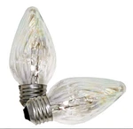 2-pk 25f15 25w 120v Iridescent Clear Med Base F15 Light Bulb New Sylvania. Fixed Price $9.95.
