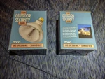 2 X Abco 150w Outdoor Security Flood Light 2000 Hrs Standard Base Par-38. Fixed Price $50.00.
