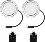2 Pack 12v Dc 1.5w Range Hood Lights With Sm Socket Male Head Round 68mm 6500k P. Fixed Price $27.81.