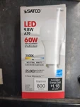 Satco S29841 Led A19 9.8w 3500k Dimmable Neutral White Omni 6 Pack. Fixed Price $69.00.
